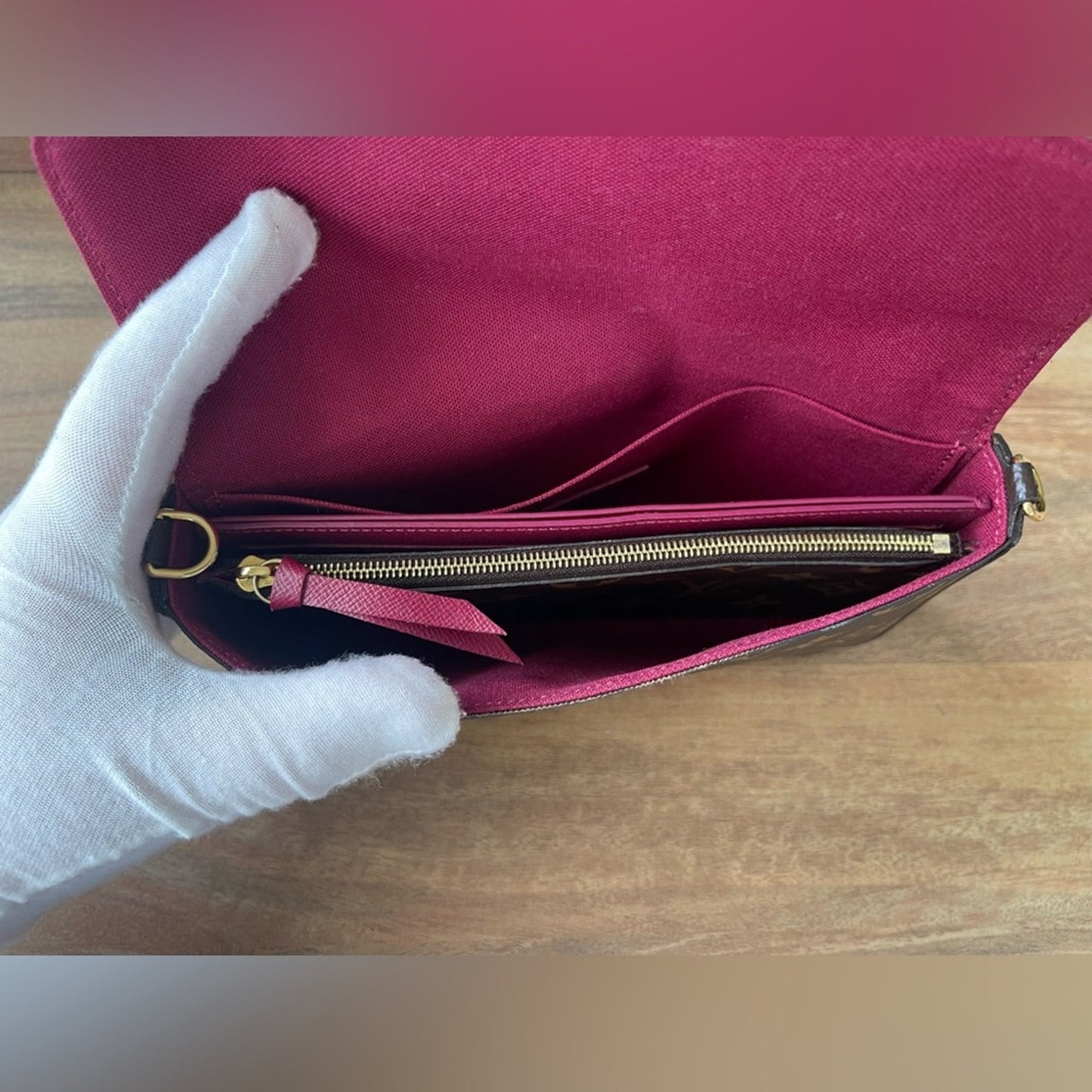Authentic Louis Vuitton Monogram Felicie Pochette