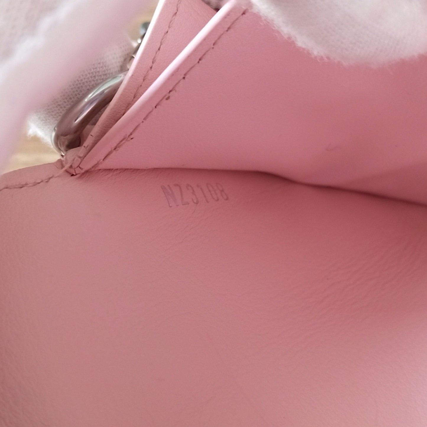 Authentic Louis Vuitton New Wave Pink Calfskin clutch