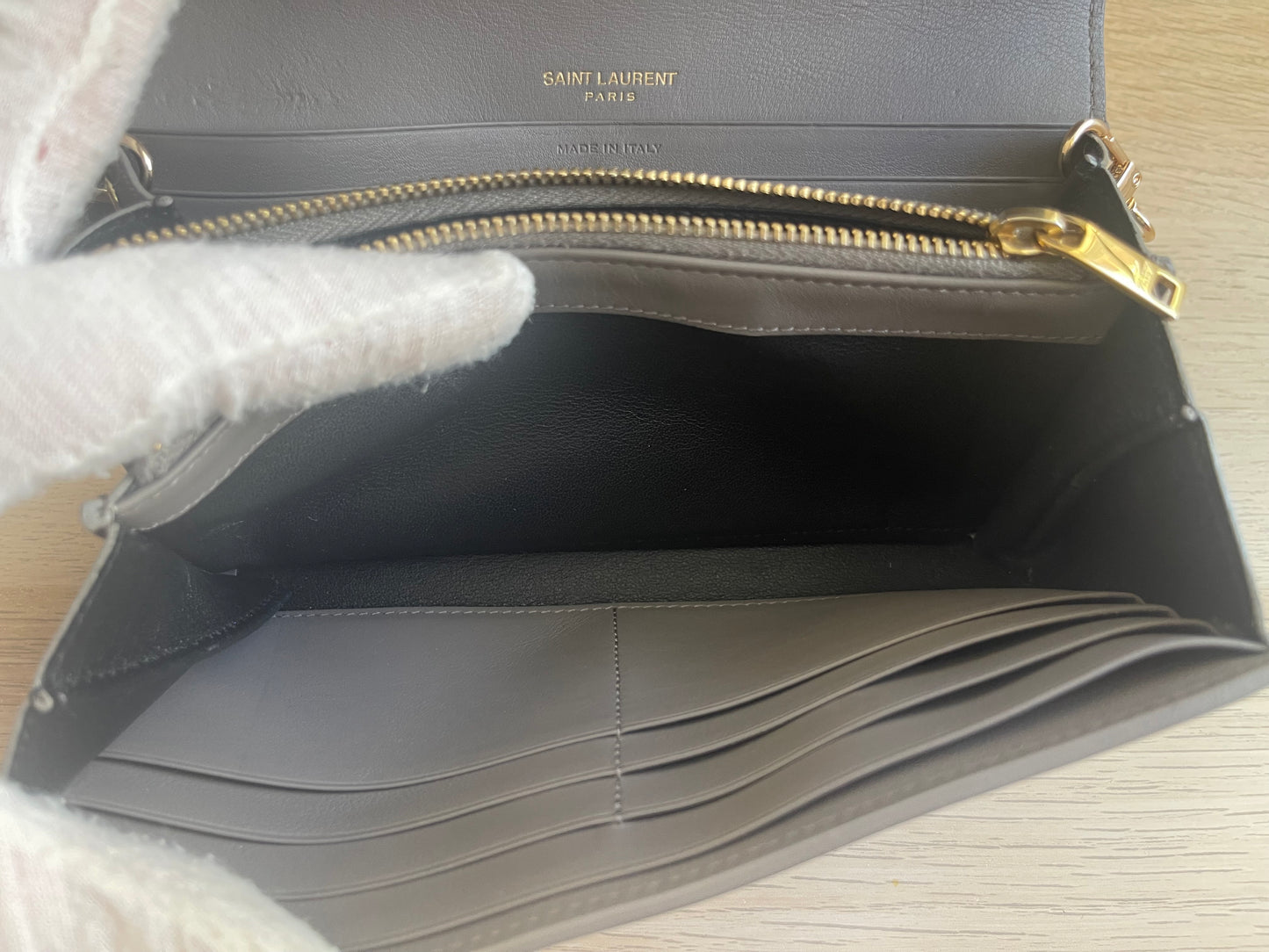 Yves Saint Laurent Kate Flap Wallet on Chain