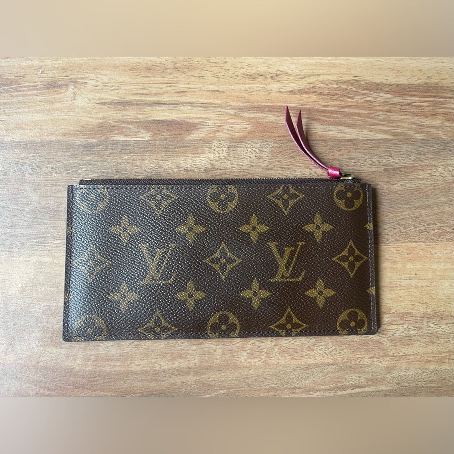 Authentic Louis Vuitton LV Monogram Felicie Pochette with Original Chain