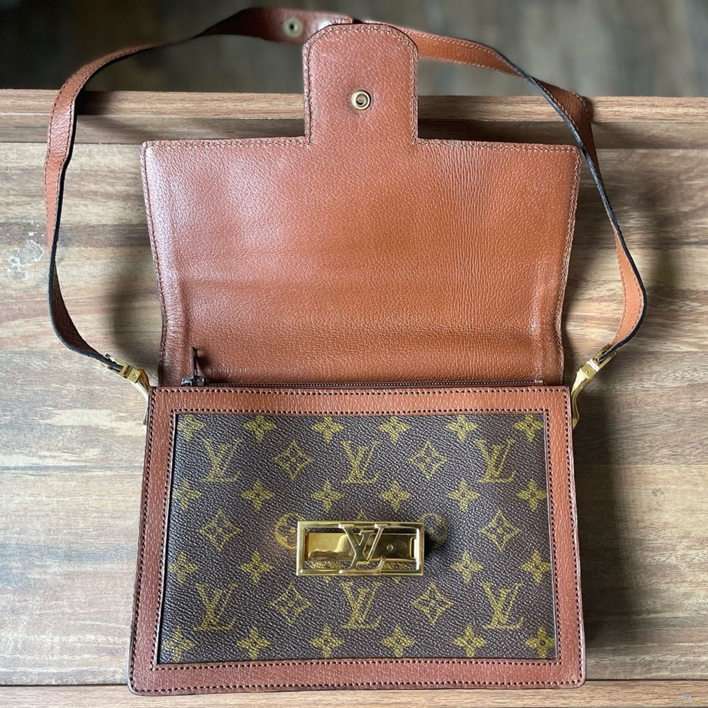 Authentic Louis Vuitton LV Monogram Sac Dauphine Shoulder Bag