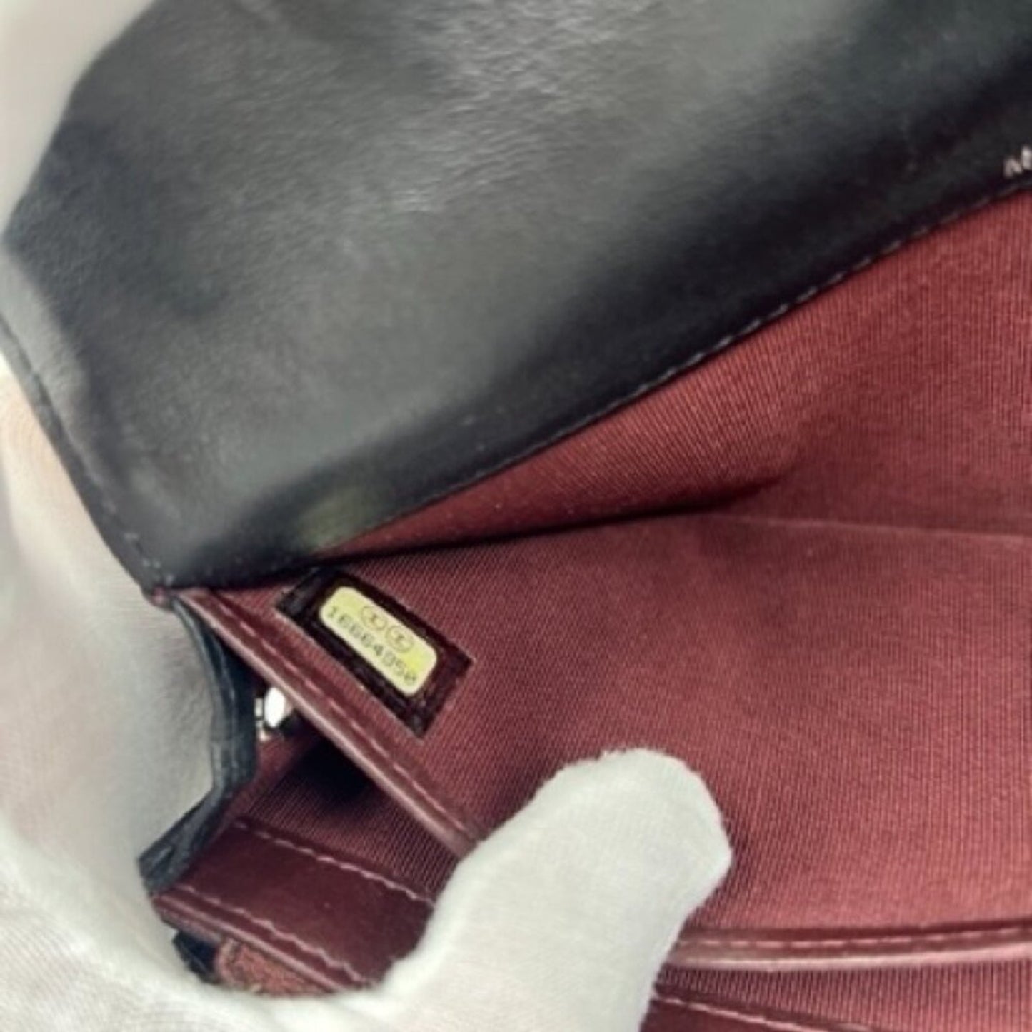 Chanel Black 2.55 Reissue Wallet