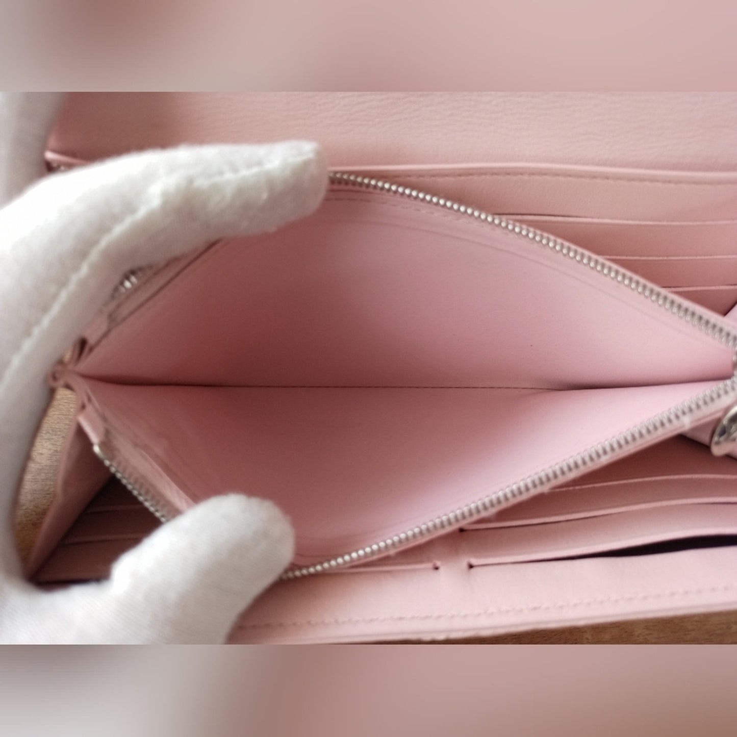Authentic Louis Vuitton New Wave Pink Calfskin clutch