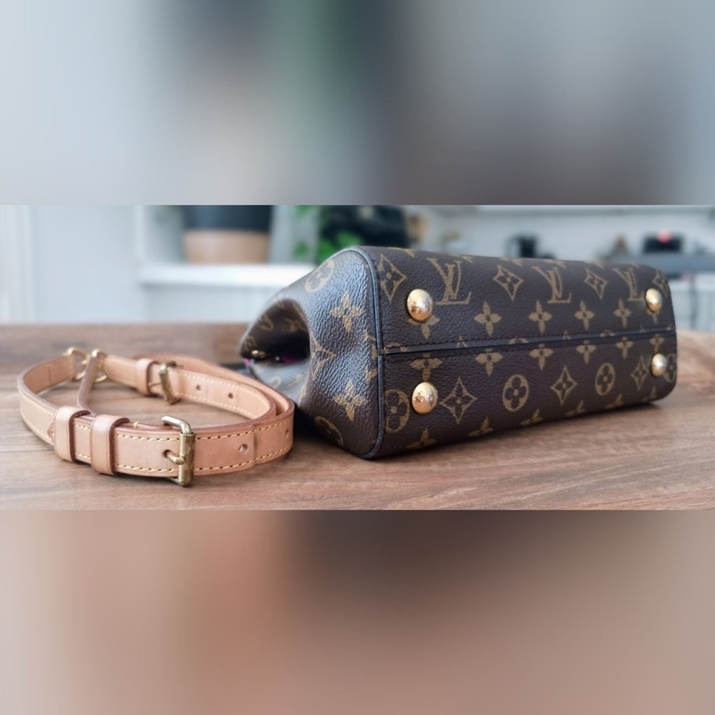 Authentic Louis Vuitton LV Monogram Cluny BB Witch Original Strap