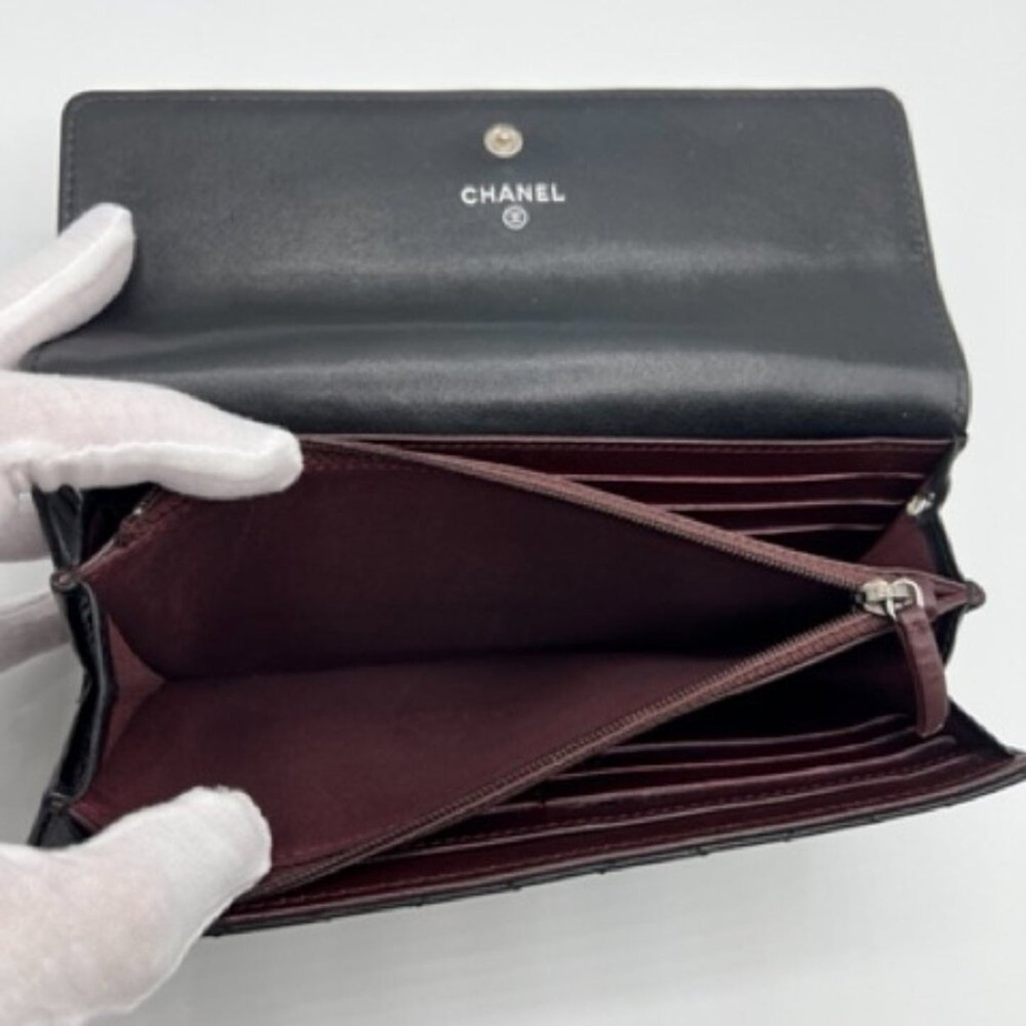Chanel Black 2.55 Reissue Wallet