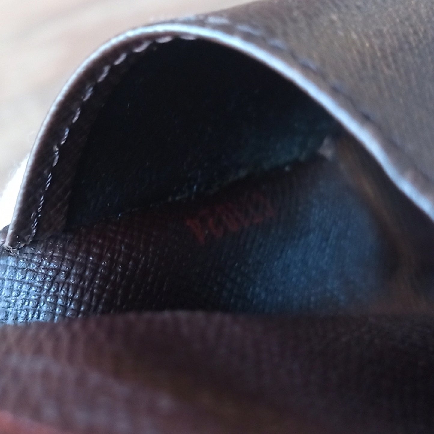 Authentic Louis Vuitton Ebene Leather Key Holder Wallet