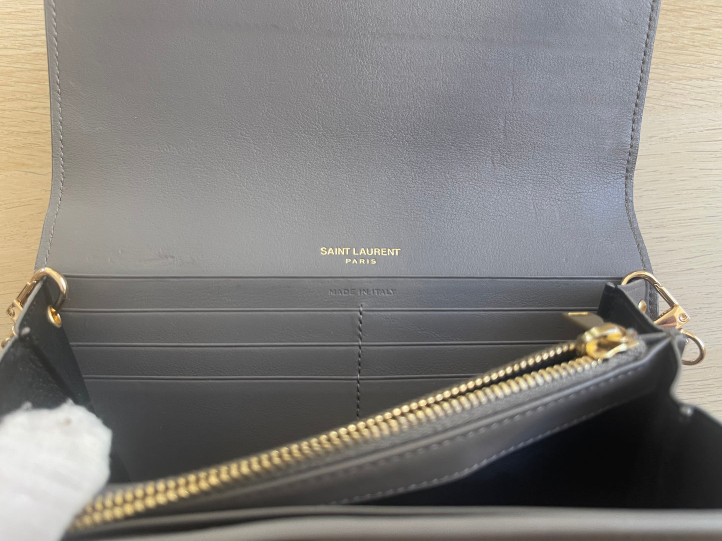 Yves Saint Laurent Kate Flap Wallet on Chain