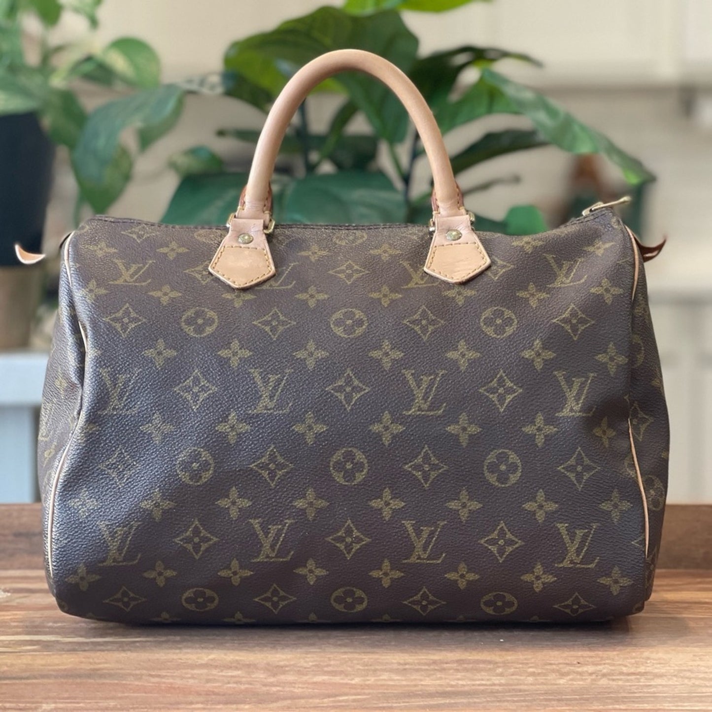 Authentic Louis Vuitton LV Monogram Speedy 30 Tote