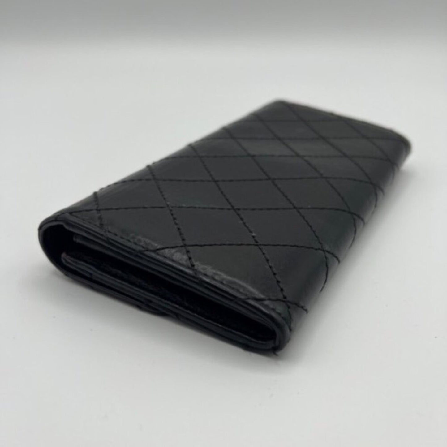 Chanel Black 2.55 Reissue Wallet