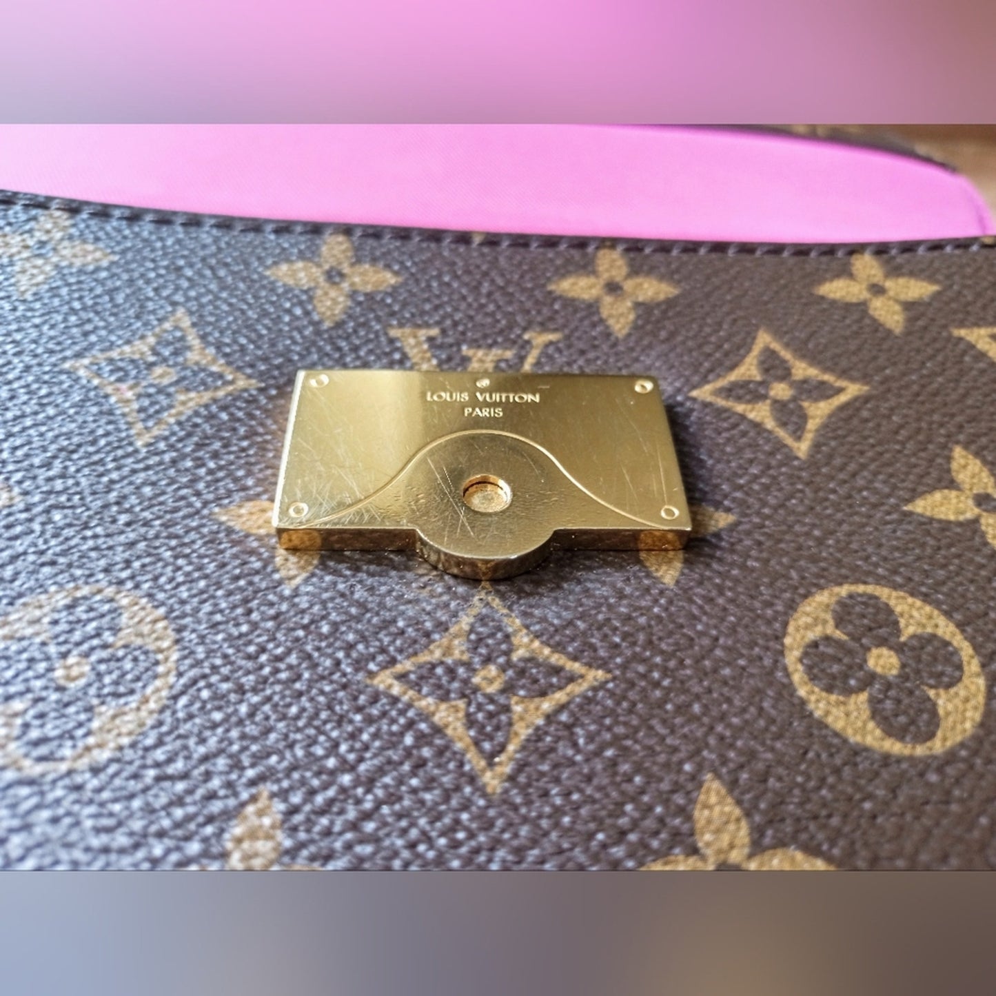 Authentic Louis Vuitton LV Monogram Cluny BB Witch Original Strap