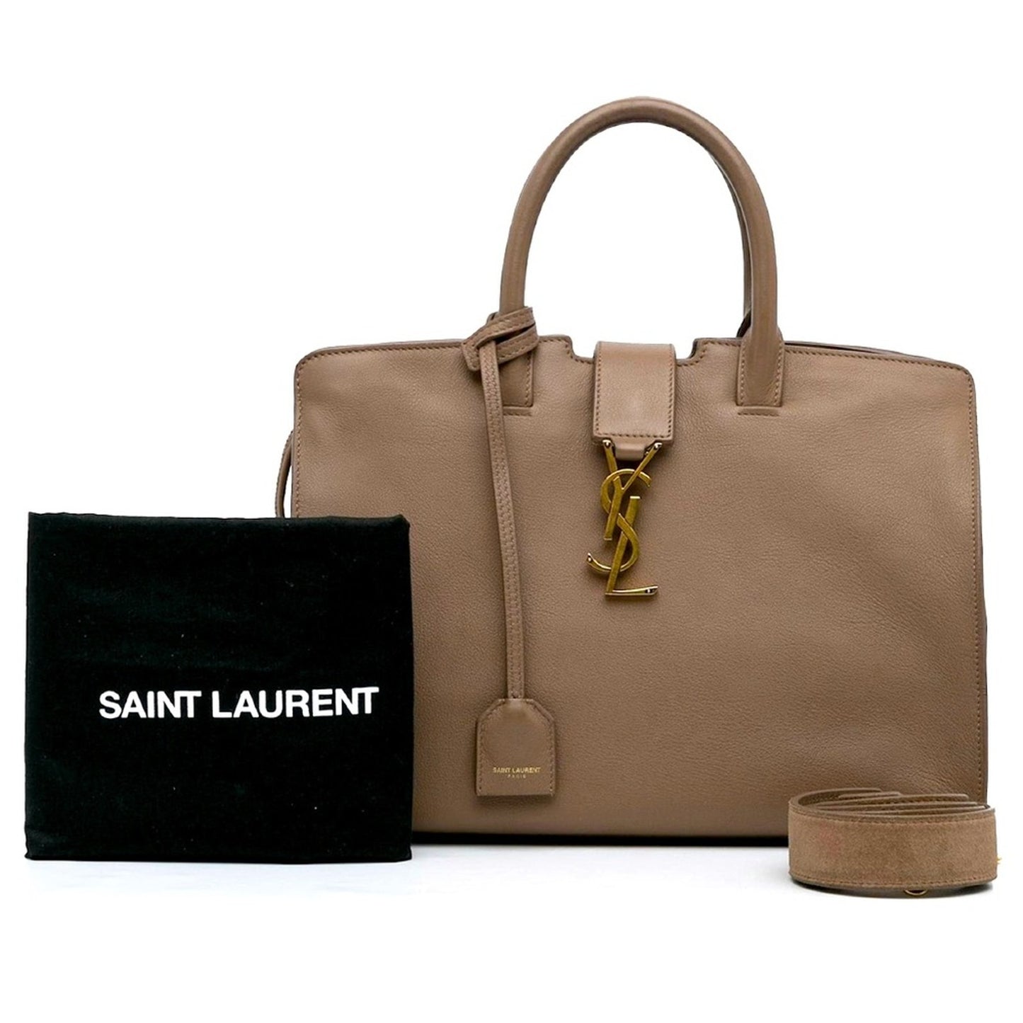 Authentic Yves Saint Laurent Monogram Downtown Cabas two way tote