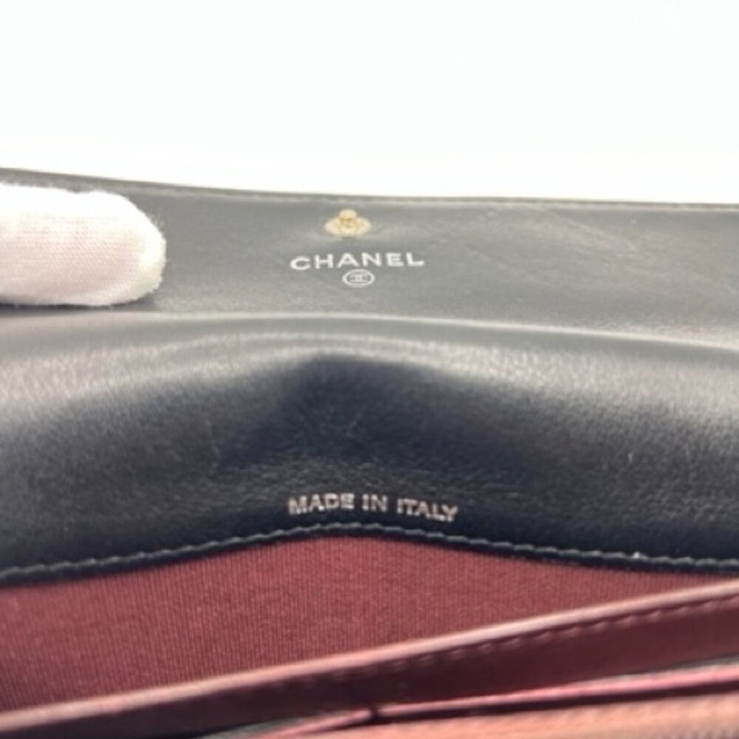 Chanel Black 2.55 Reissue Wallet