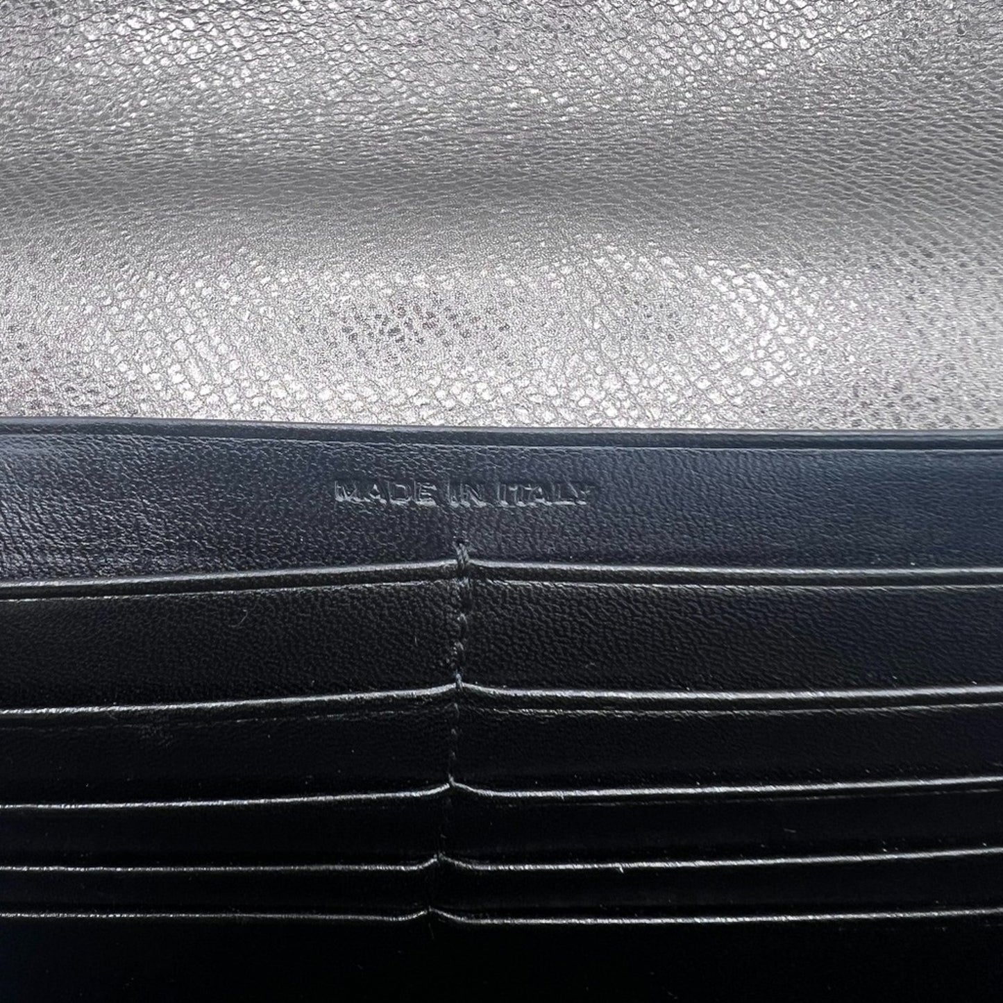 Authentic Yves Saint Laurent gunmetal college Crossbody bag