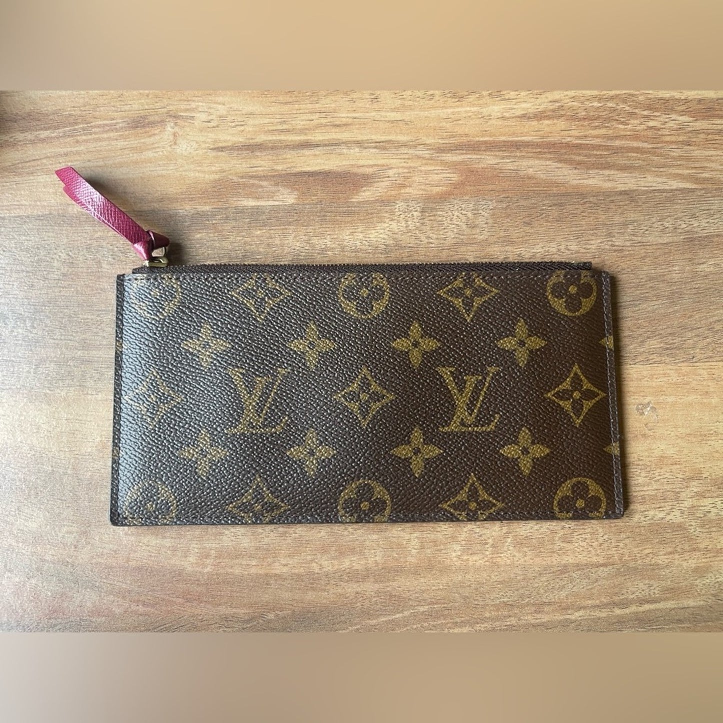 Authentic Louis Vuitton LV Monogram Felicie Pochette with Original Chain