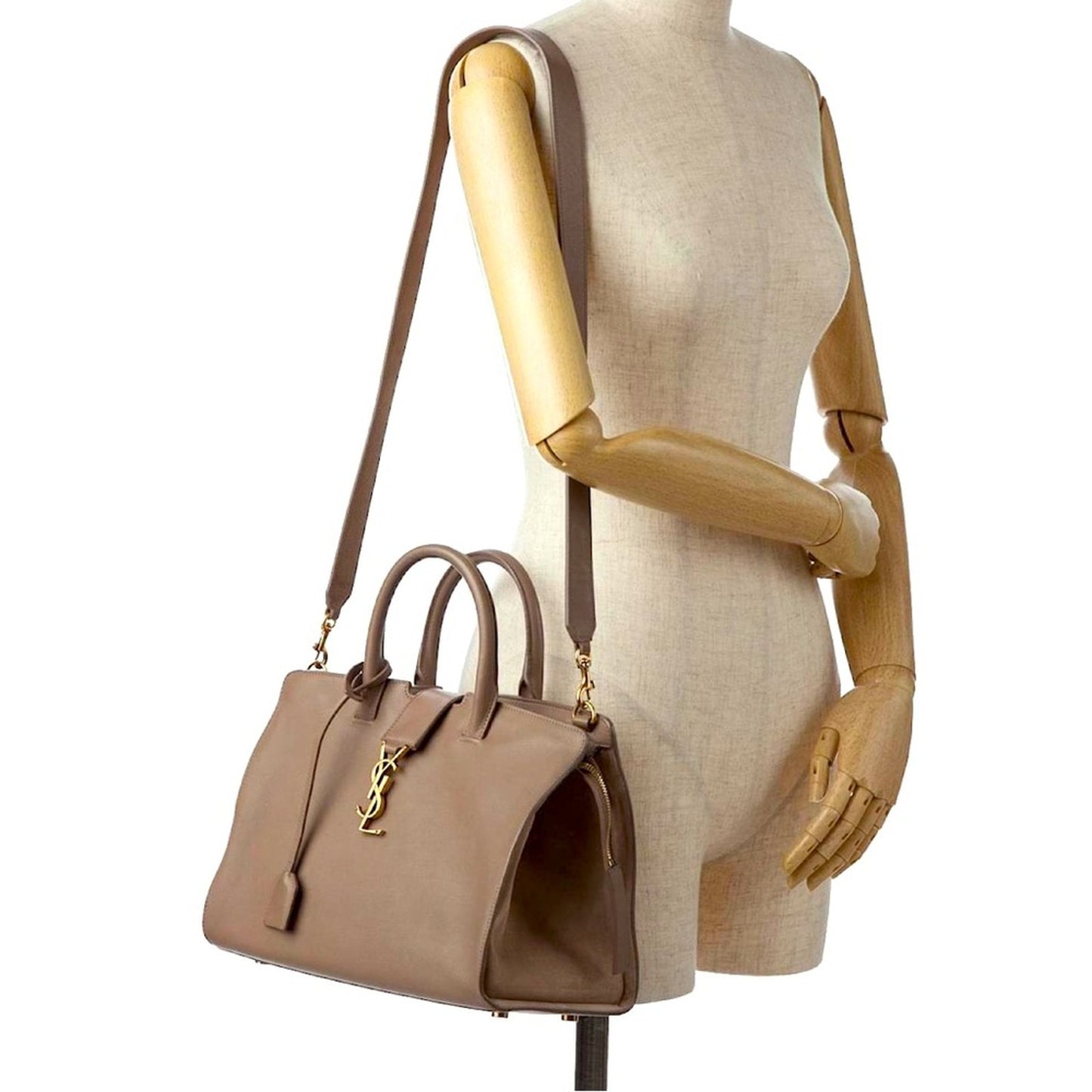 Authentic Yves Saint Laurent Monogram Downtown Cabas two way tote