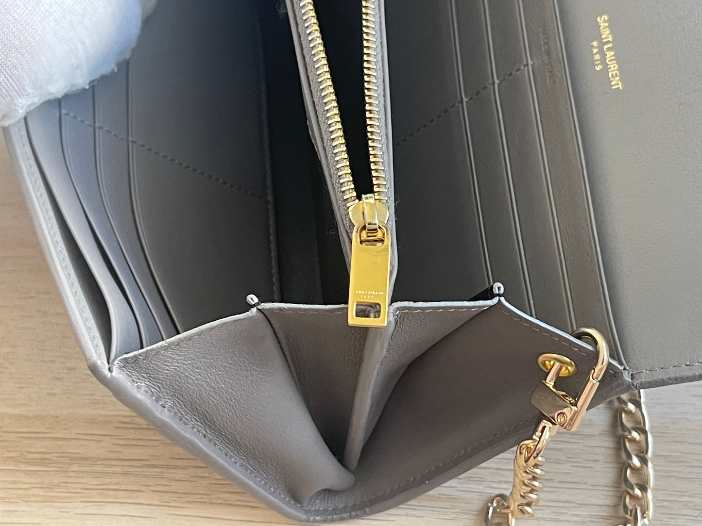 Yves Saint Laurent Kate Flap Wallet on Chain
