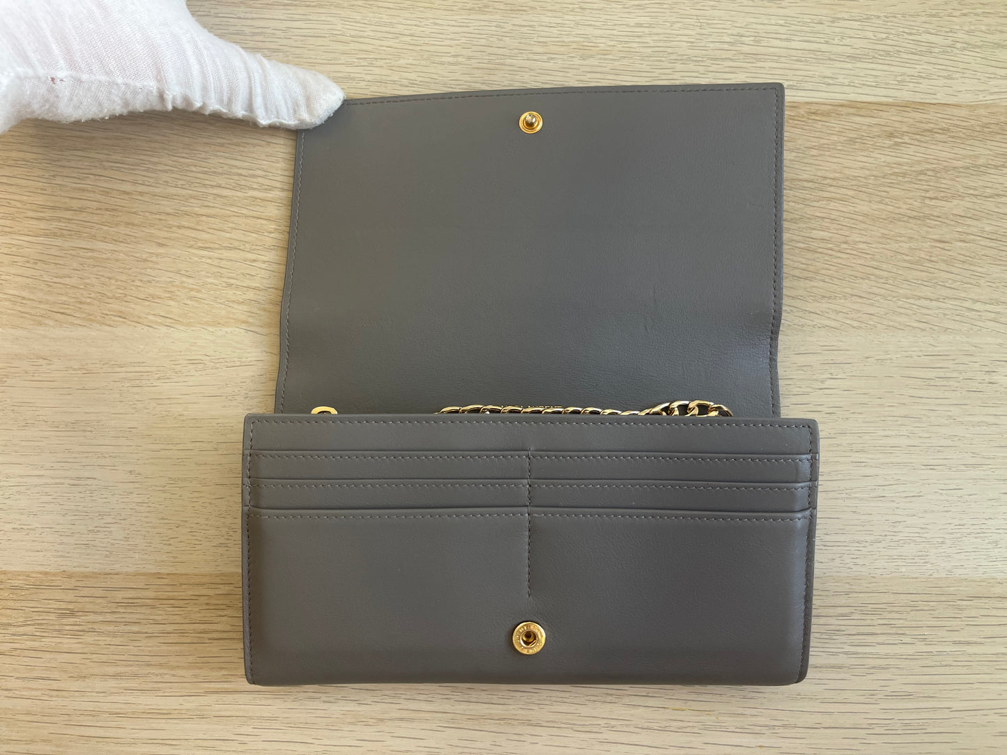 Yves Saint Laurent Kate Flap Wallet on Chain