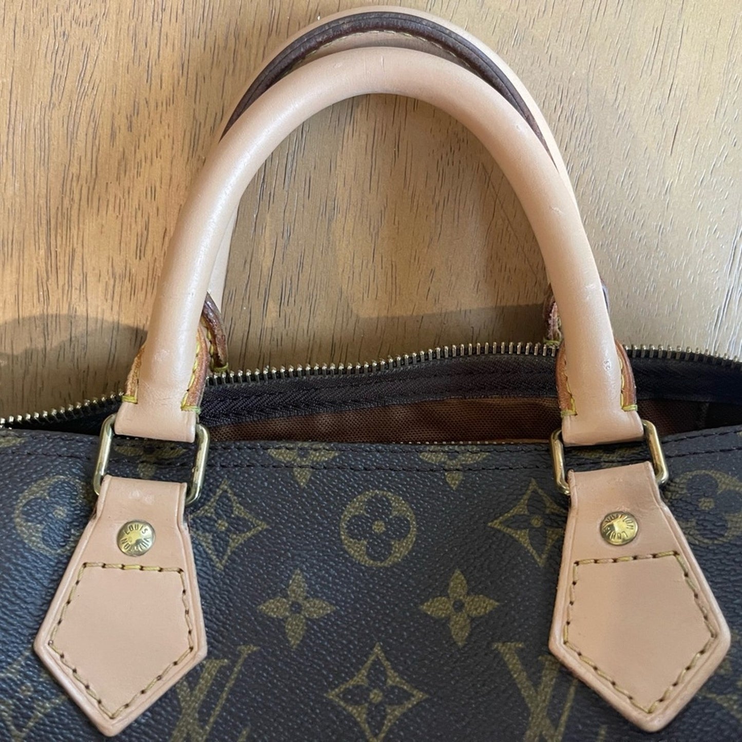 Authentic Louis Vuitton LV Monogram Speedy 30 Tote