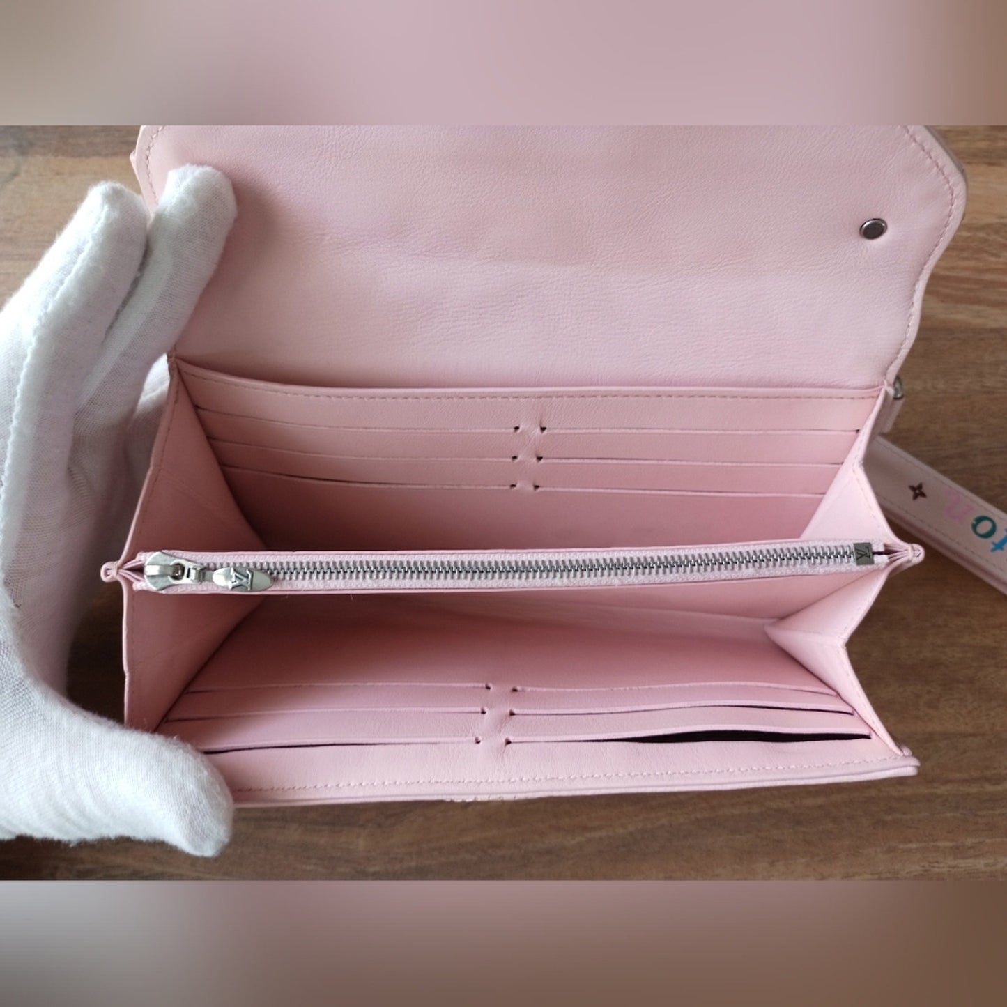 Authentic Louis Vuitton New Wave Pink Calfskin clutch