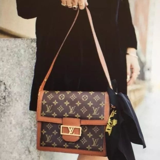 Authentic Louis Vuitton LV Monogram Sac Dauphine Shoulder Bag