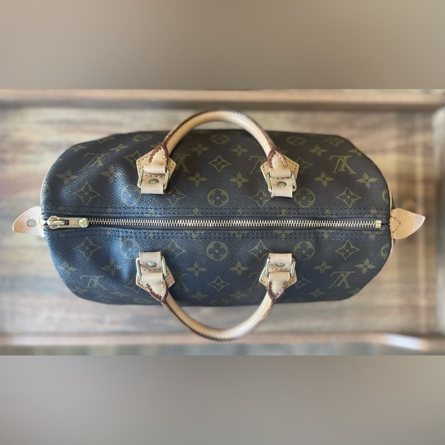 Authentic Louis Vuitton LV Monogram Speedy 30 Tote