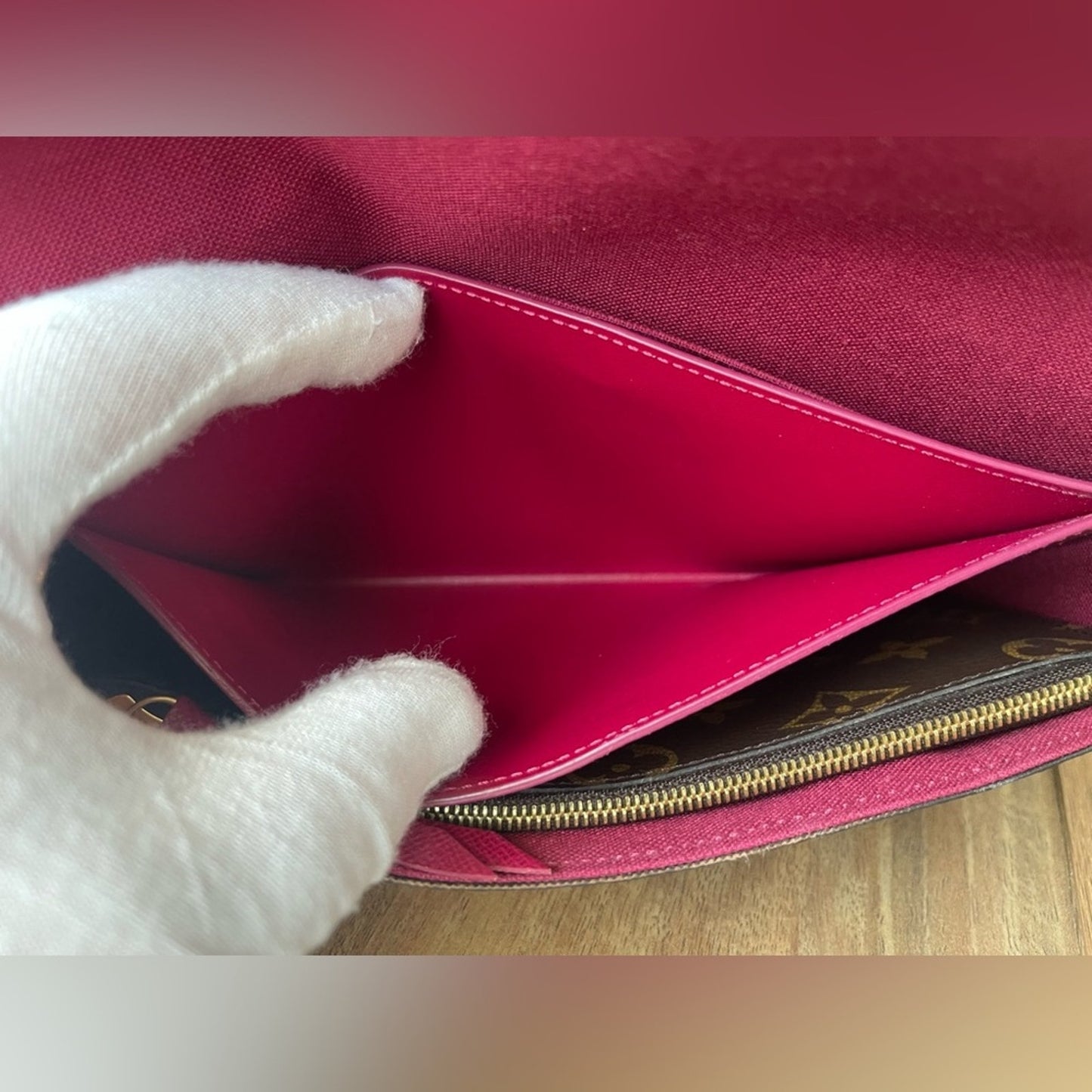 Authentic Louis Vuitton Monogram Felicie Pochette