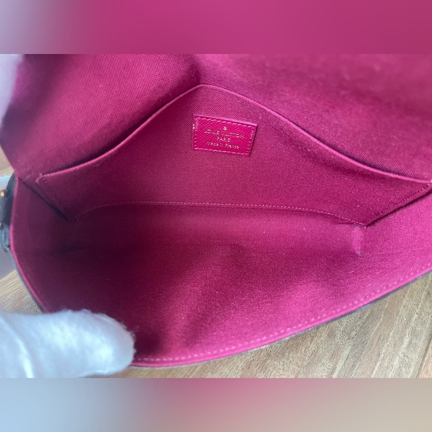 Authentic Louis Vuitton Monogram Felicie Pochette