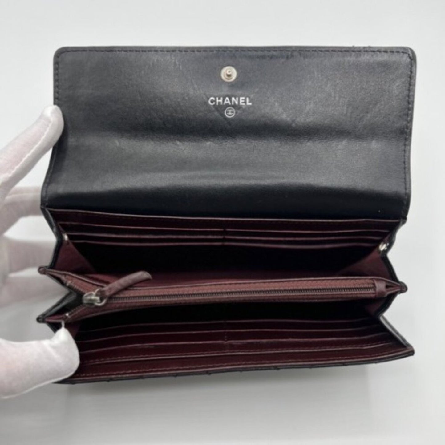 Chanel Black 2.55 Reissue Wallet