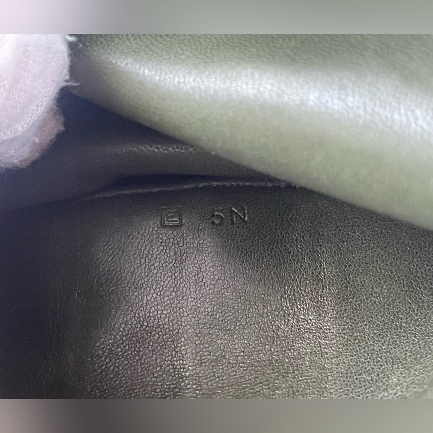Authentic Hermes Dogon Forest Green Wallet with chain